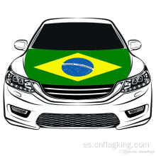 La bandera de la campana del coche de la bandera de Brasil de la Copa del mundo 100 * 150cm